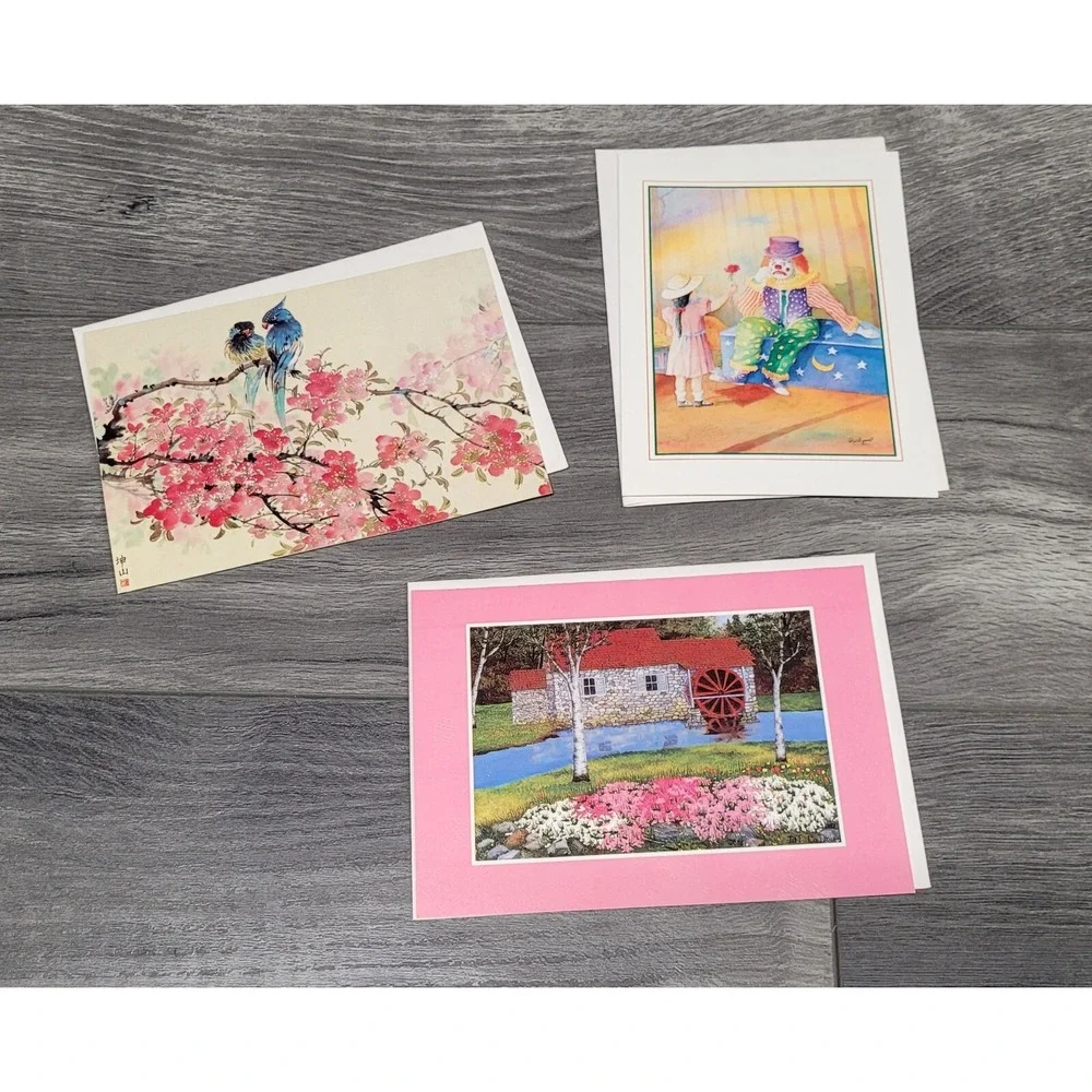 Assortment of Blank Note Cards with Envelopes (Lot of 40)